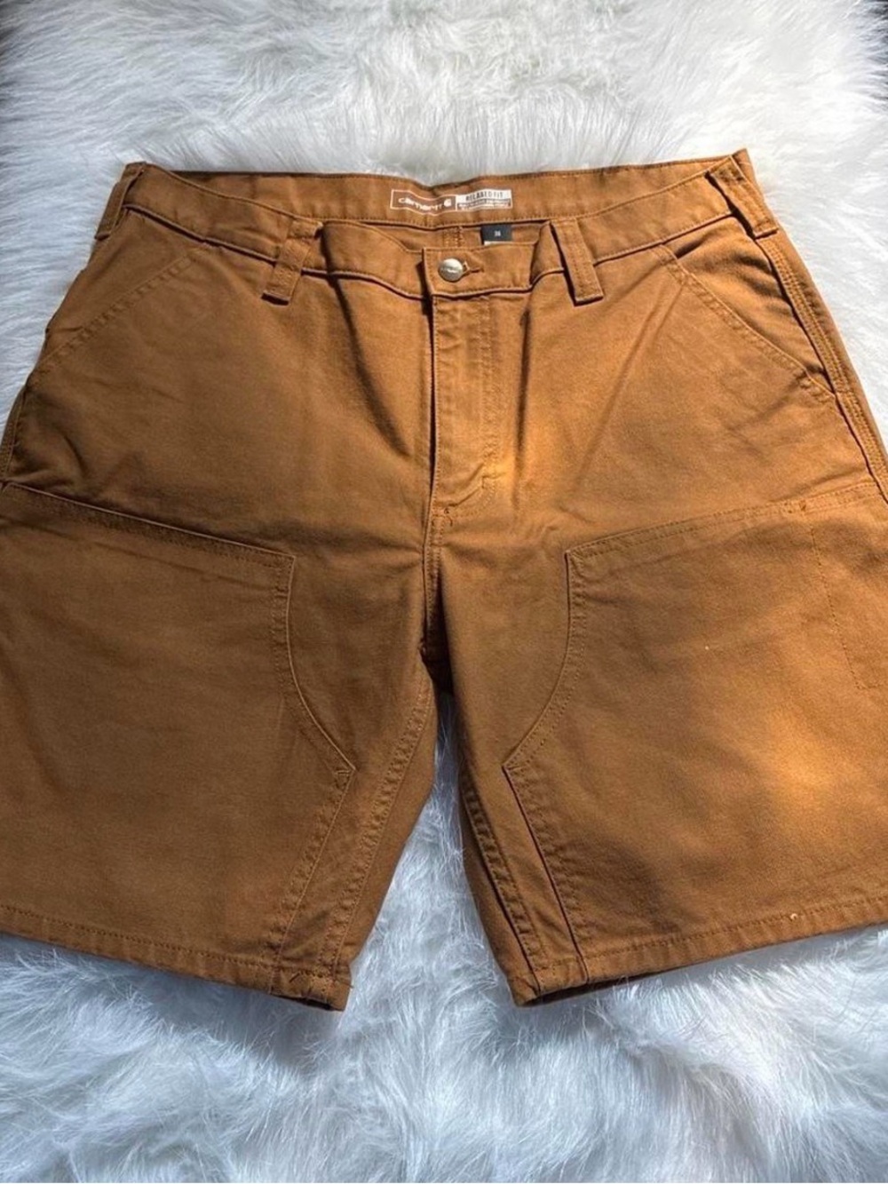 Men's Carhartt Workwear Shorts in Brown